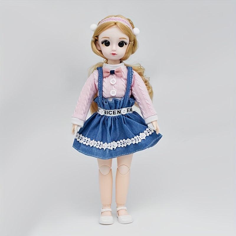 12 Inch 30 48 Cm Window Box Doll With Clothes Shoes Movable Joints Model Girl