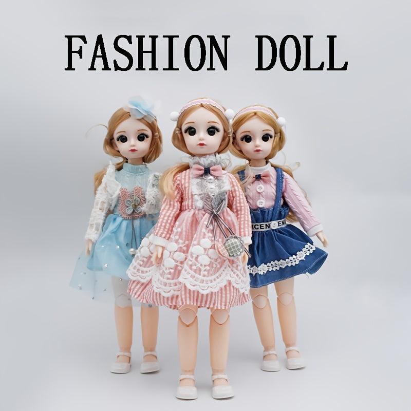 12 Inch 30 48 Cm Window Box Doll With Clothes Shoes Movable Joints Model Girl