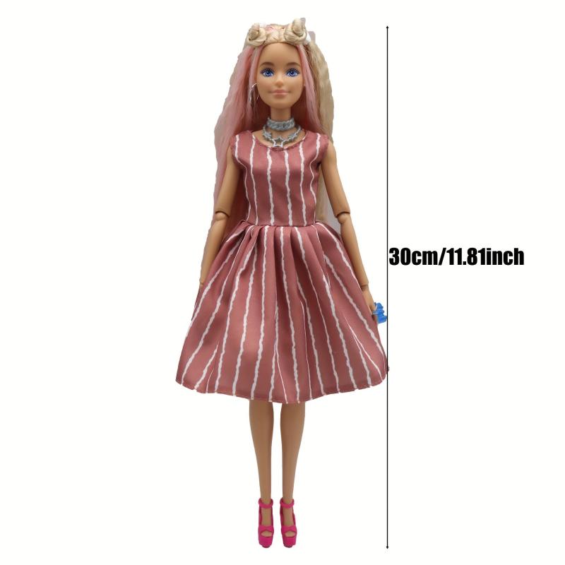 11 81in Striped Dress Christmas Gift Birthday Gift Dress Up Props Clothes