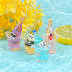 1/12 Dollhouse Wine Bottle Cup Fruit Model DIY Pendant Toy