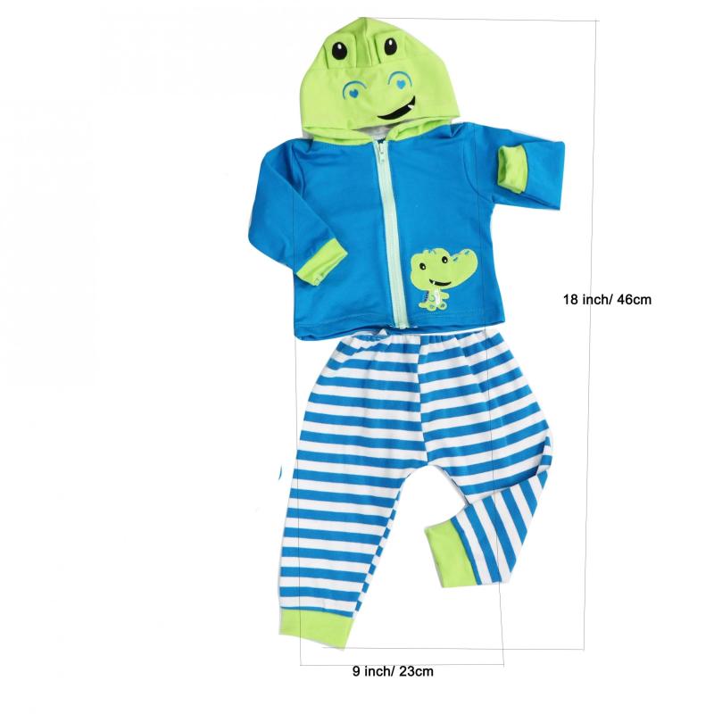 3pcs Little Crocodile Embroidery Doll Clothes Set for Male Doll