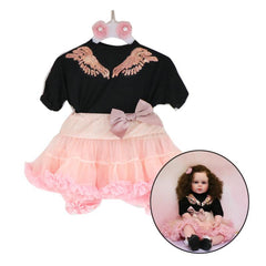 Angel Wing Doll Clothes Set for 24 inch Dolls with Wings & Head Ornaments