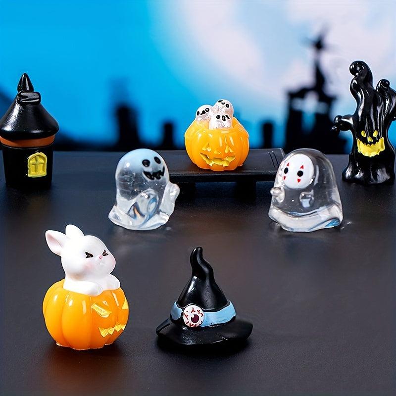 Halloween Cartoon Ornaments Set of 6