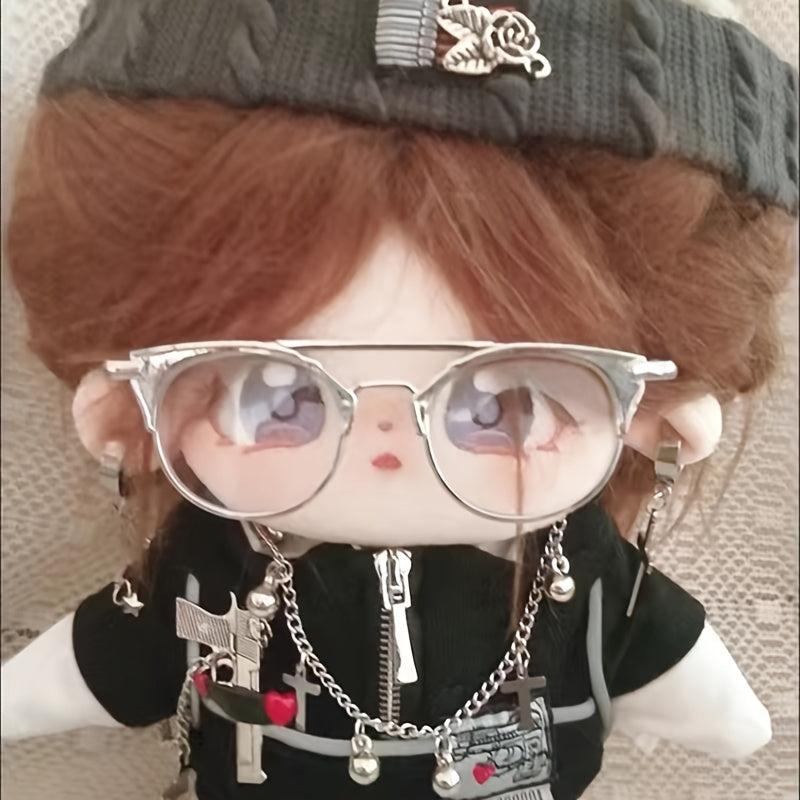 Doll Clothes Set with Overcoat, Underwaist, Pants, Shoes, Hair Band