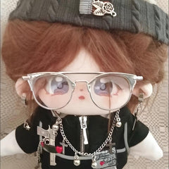 Doll Clothes Set with Overcoat, Underwaist, Pants, Shoes, Hair Band