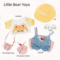 Doll Clothes Little Bear Set Simulative Mini Doll Clothing Suit