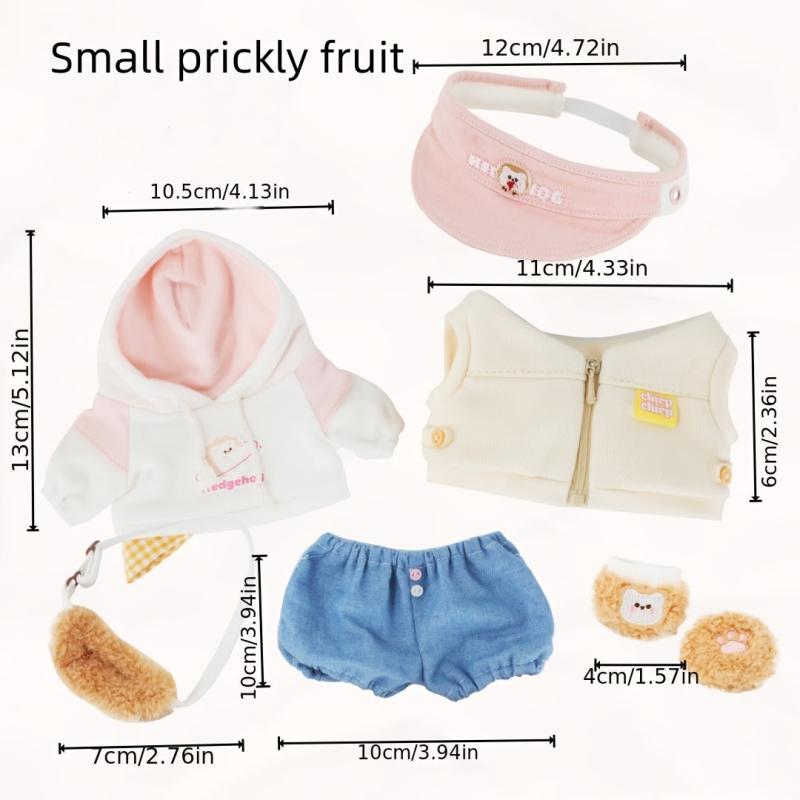 Doll Clothes Little Bear Set Simulative Mini Doll Clothing Suit