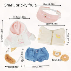 Doll Clothes Little Bear Set Simulative Mini Doll Clothing Suit