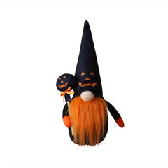 Halloween Gnome Doll Pumpkin Faceless Decoration
