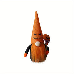Halloween Gnome Doll Pumpkin Faceless Decoration