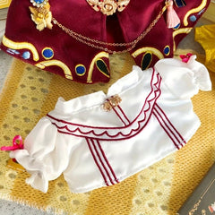 7-inch Cartoon Doll Clothes Girl Dress Shirt Skirt Cloak Suit