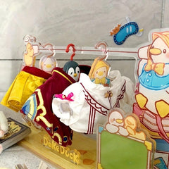 7-inch Cartoon Doll Clothes Girl Dress Shirt Skirt Cloak Suit