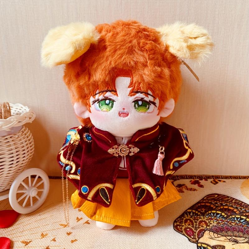 7-inch Cartoon Doll Clothes Girl Dress Shirt Skirt Cloak Suit