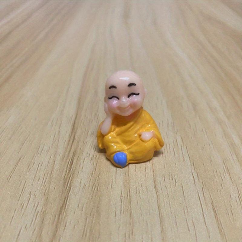 Little Monk Doll Ornaments for Mini Fairy Tale Garden