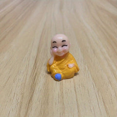 Little Monk Doll Ornaments for Mini Fairy Tale Garden