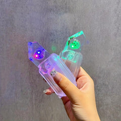 Transparent Luminous Carrot Safety Light Toy for Kids and Adults