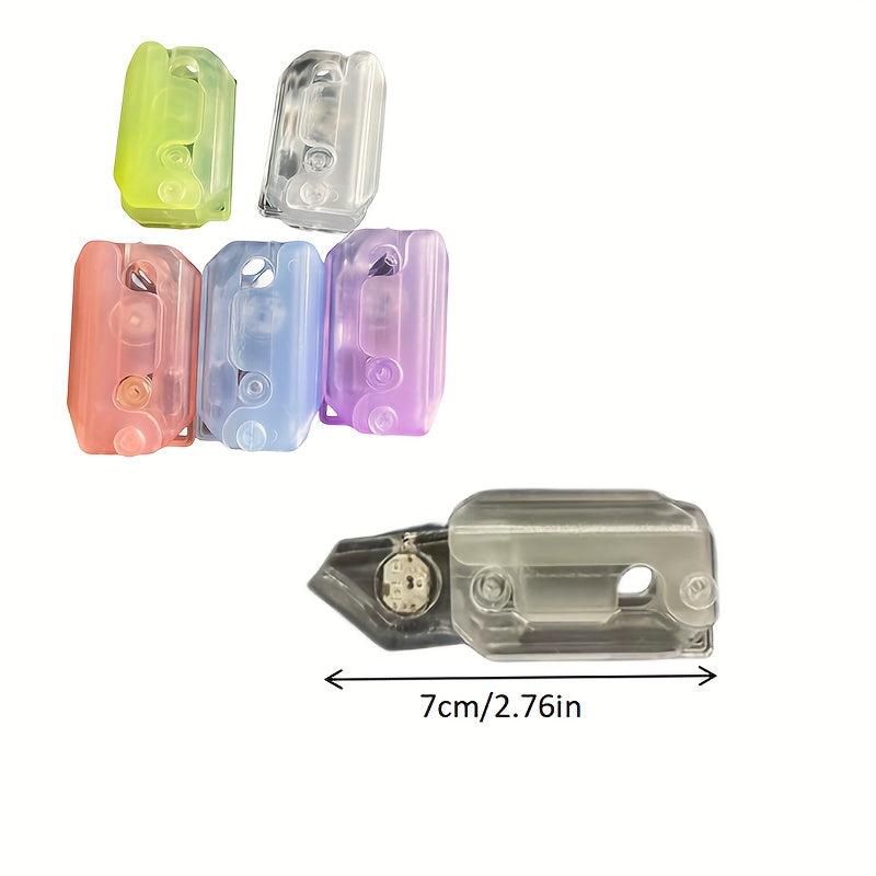 Transparent Luminous Carrot Safety Light Toy for Kids and Adults
