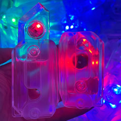Transparent Luminous Carrot Safety Light Toy for Kids and Adults