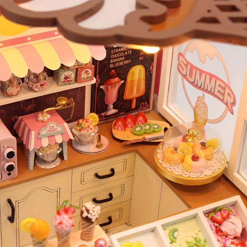 Creative DIY Princess Mini Dollhouse Wooden House Toy for Girls