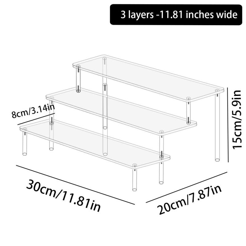 Transparent Layer Hand Storage Box - Ideal for Organization