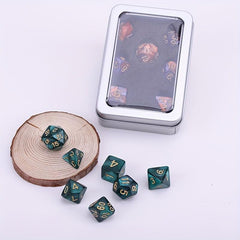 Square Metal Dice Box for Storing Dices - Desktop Game Accessory