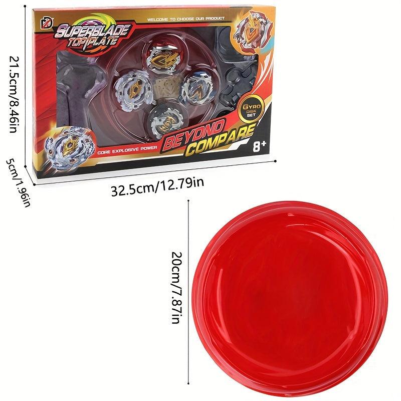 Bursting Top Toy Competitive Battle Top Plate Set Birthday Party Creative Gift