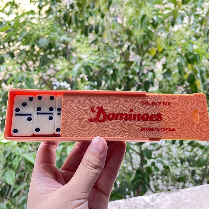 28pcs Domino Board Games Travel Funny Table Game Domino Toys Educational Toys