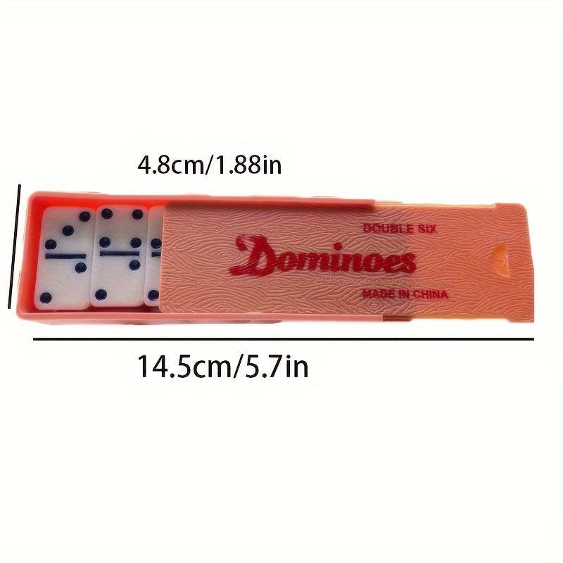28pcs Domino Board Games Travel Funny Table Game Domino Toys Educational Toys
