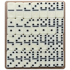 28pcs Domino Board Games Travel Funny Table Game Domino Toys Educational Toys