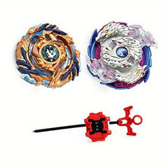 2 Gyroscopes & 1 Transmitter Classic Spinning Top Toys