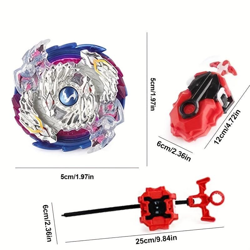2 Gyroscopes & 1 Transmitter Classic Spinning Top Toys