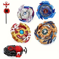 2 Gyroscopes & 1 Transmitter Classic Spinning Top Toys