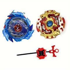 2 Gyroscopes & 1 Transmitter Classic Spinning Top Toys