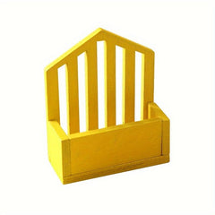 1/12 Dollhouse Wall Mount Shelf Storage Basket Model Home Decor Toy
