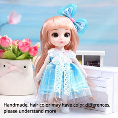 Princess Doll Set for Girls, 6-7in Doll Toys, Interchangeable Doll