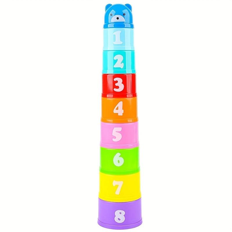 Stacking Cup Puzzle Toy Baby's Early Education Numbers