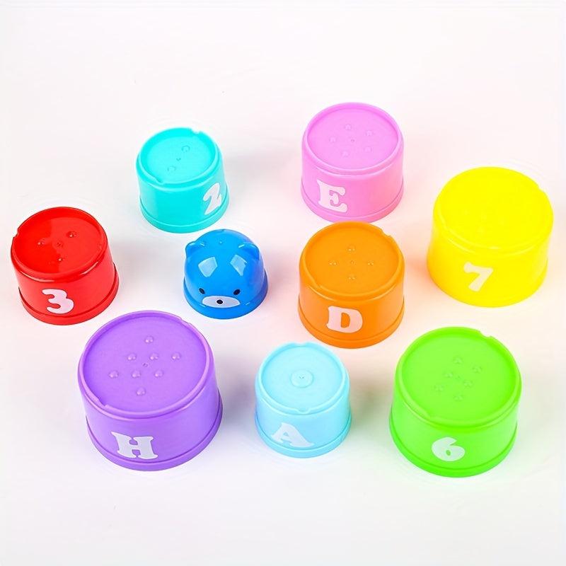 Stacking Cup Puzzle Toy Baby's Early Education Numbers