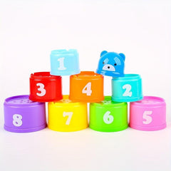 Stacking Cup Puzzle Toy Baby's Early Education Numbers