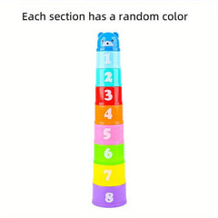 Stacking Cup Puzzle Toy Baby's Early Education Numbers