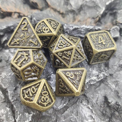 Metal Dice Set for Dragon & Dungeon Dice Dragon TRPG COC 7