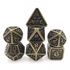 Metal Dice Set for Dragon & Dungeon Dice Dragon TRPG COC 7