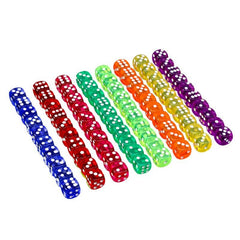 5pcs Acrylic Dice 12mm Corner Dices Party Supplies