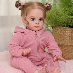 Pink Rabbit Ear Reborn Doll Clothing for 55-88 cm Doll