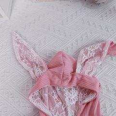 Pink Rabbit Ear Reborn Doll Clothing for 55-88 cm Doll
