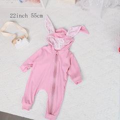 Pink Rabbit Ear Reborn Doll Clothing for 55-88 cm Doll