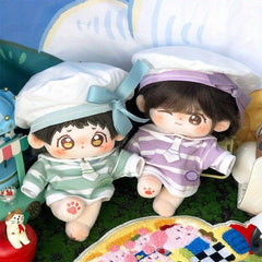 87in Sea Wind Sailor Clothes Doll Clothes Set with Hat
