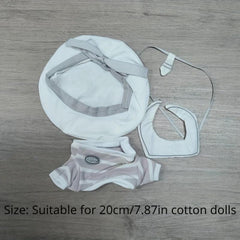 87in Sea Wind Sailor Clothes Doll Clothes Set with Hat