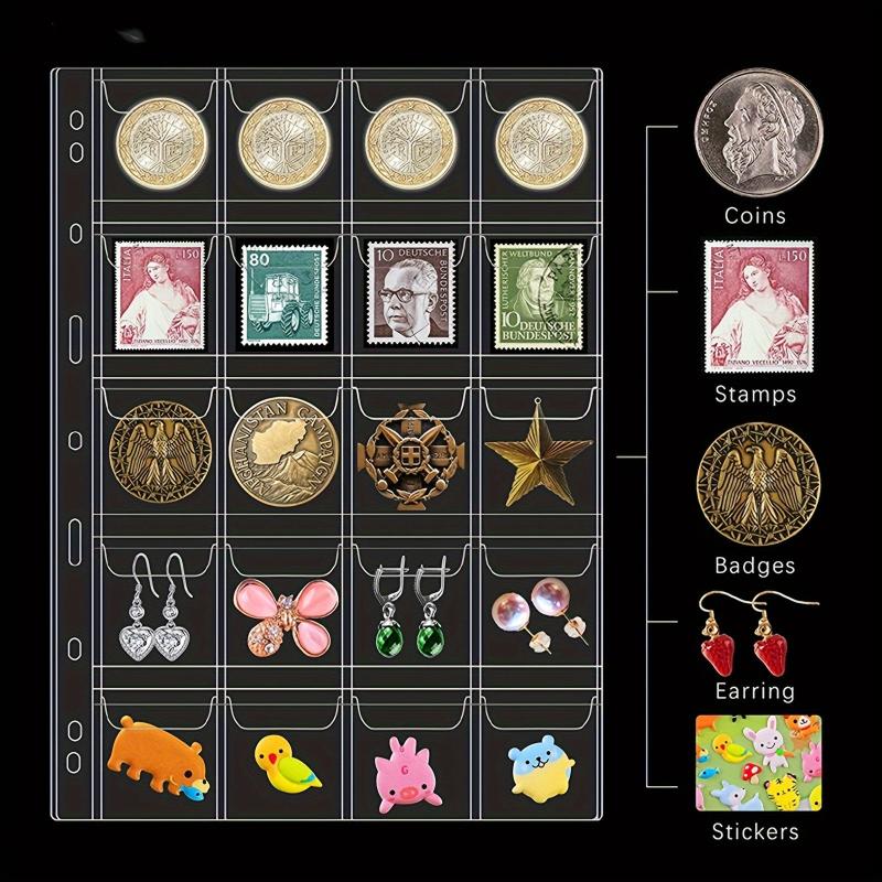 Coin Collection Album 10 Coin Clip Album Covers Protective Covers
