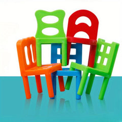 Interactive DIY Chair Toys Puzzle Balance Jenga Chair Toys