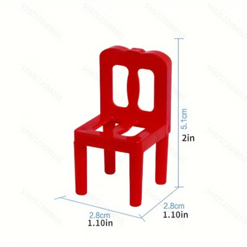 Interactive DIY Chair Toys Puzzle Balance Jenga Chair Toys